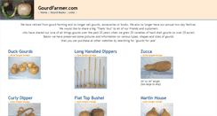 Desktop Screenshot of gourdfarmer.com